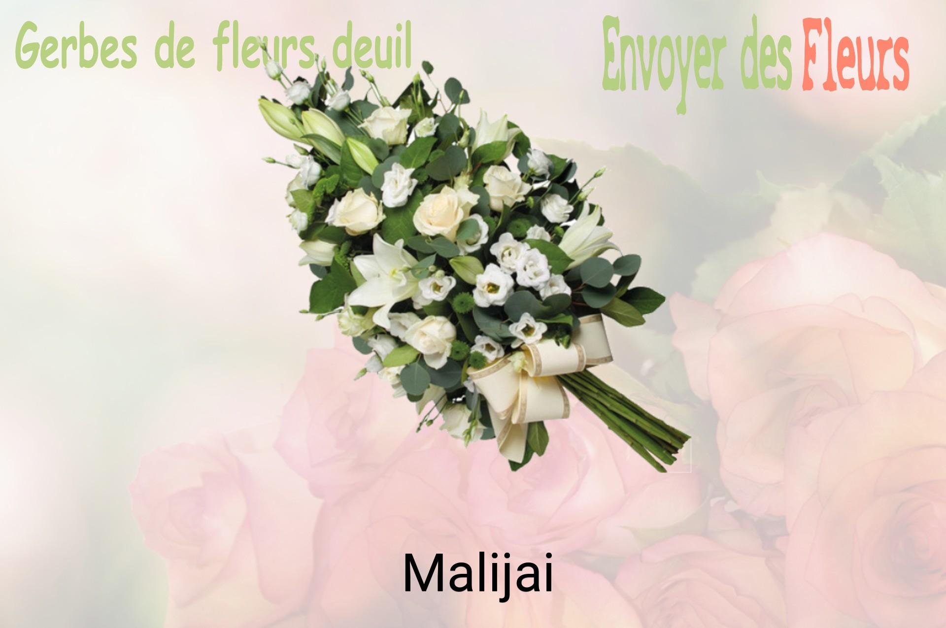 Gerbe de fleurs de deuil livrée à Malijai